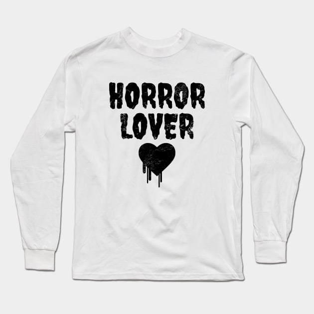 Horror Lover Long Sleeve T-Shirt by LunaMay